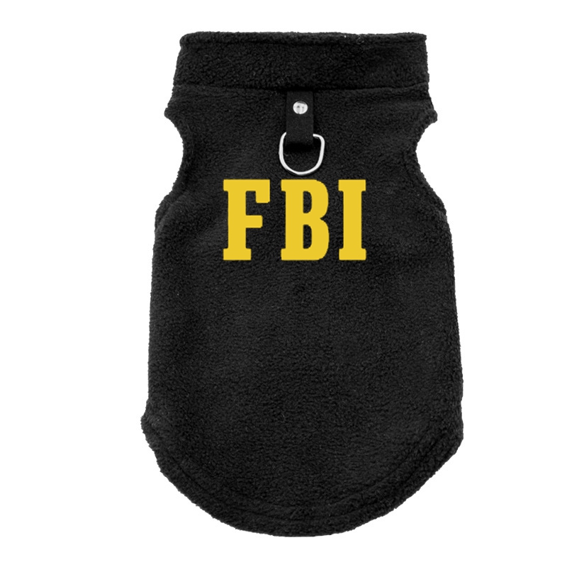 FBI Miękka kamizelka dla psa Ciepła kamizelka dla szczeniąt Płaszcz dla zwierząt Zimowa odzież Kurtka Płaszcz Małe średnie psy Strój Chihuahua S-XL: L / green