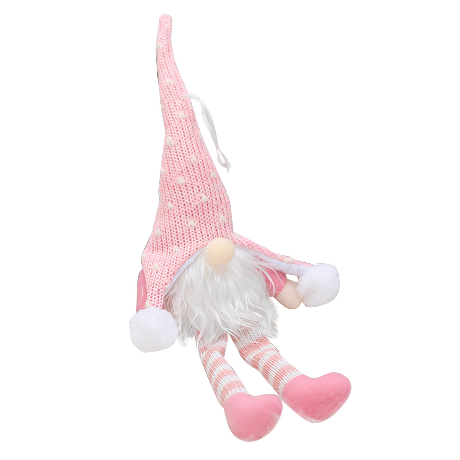 Muñeco de peluche de Papá Noel, gnomo, elfo enano, adornos para el hogar con luces, Navidad, Santa, muñeca de Navidad, adornos de Año , NSV775: Rosa