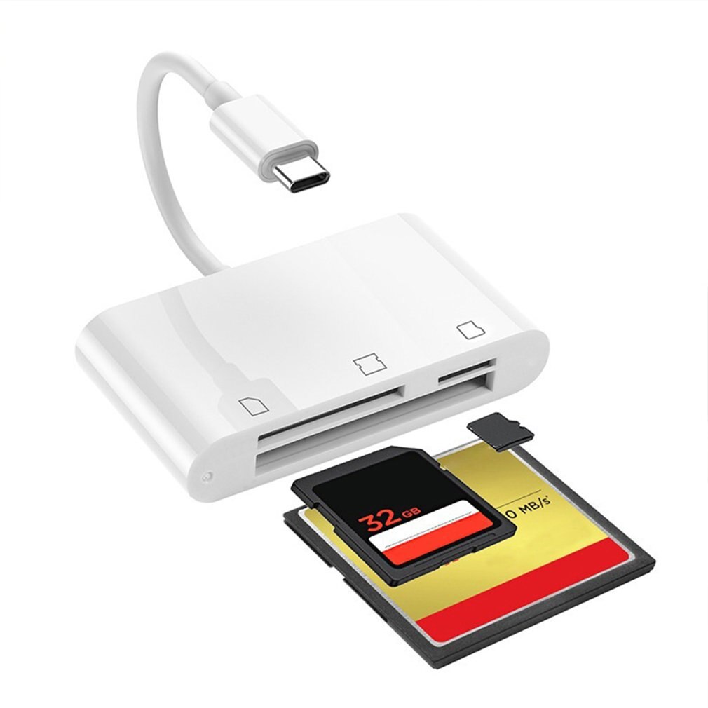 Type-C OTG Card Reader Camera Kit CF TF Mobile Phone Usb Card Reader Usb-C Usb Camera Adapter For Iphone For IOS