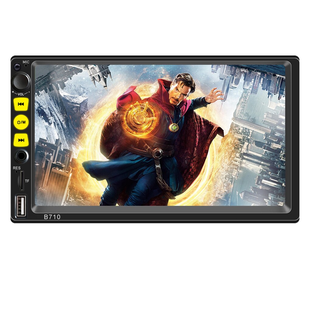 Bluetooth 7inch 2DIN HD Car Stereo Radio MP5 Digital Touch Screen Player Phone Link + Camera