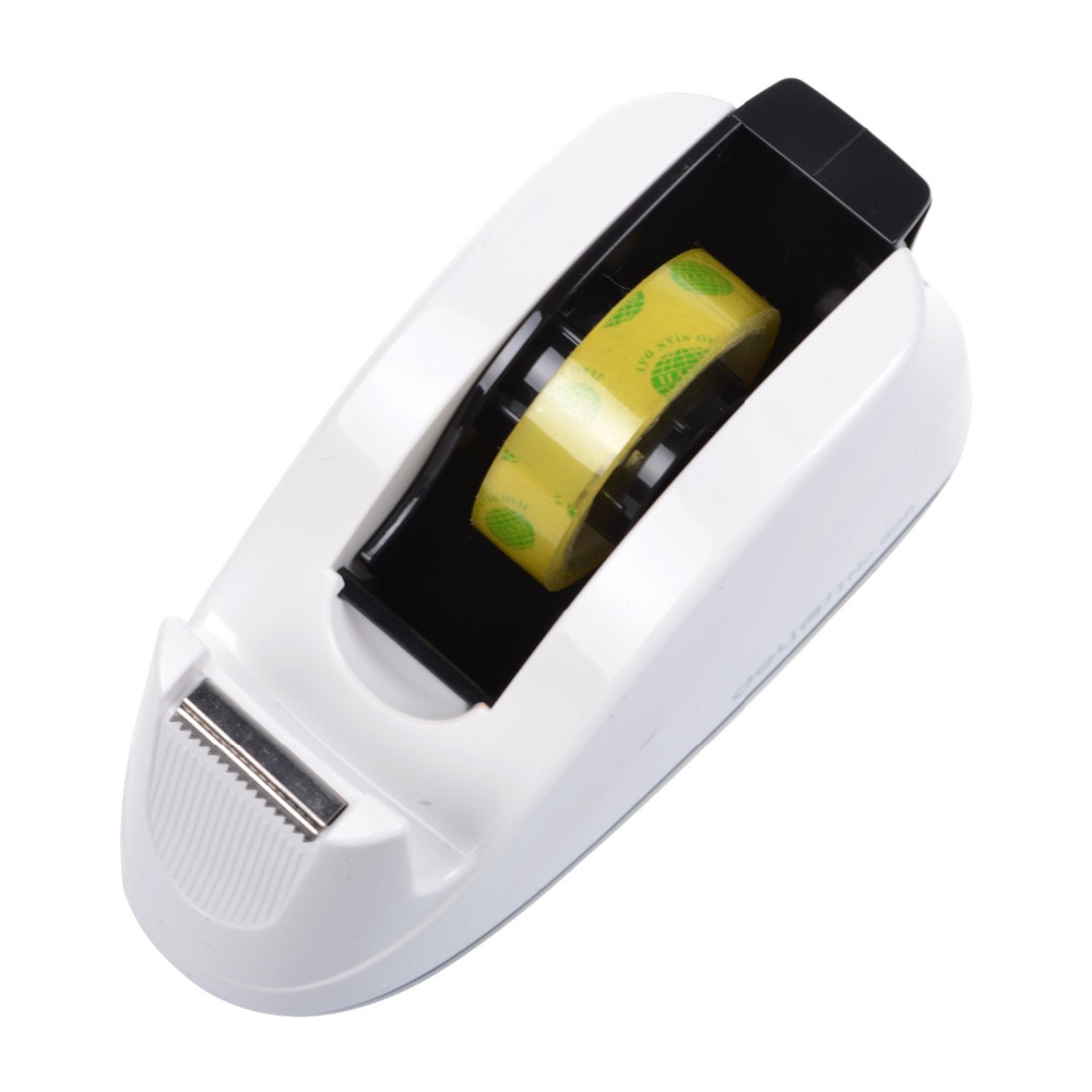 Heavy Duty Tape Dispenser ,Weighted Base, Nonskid Pad for One-hand Dispensing Color Random