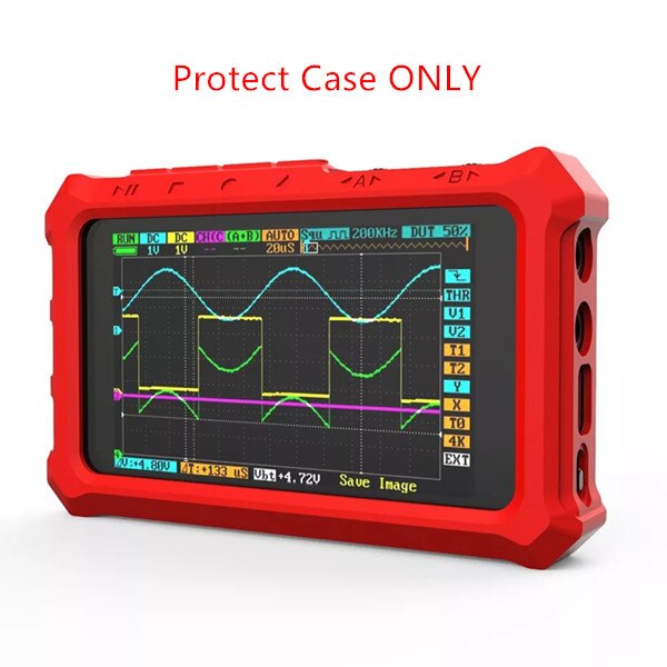 Silikon Schutzhülle Abdeckung für Mini Nano DSO213 DS213 DS203 Digitale Oszilloskop Digitale DSO 213 DS 213 tragbar Lager Tasche: verrotten