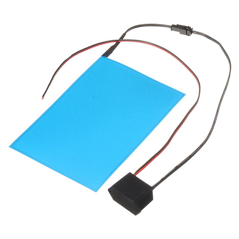 105mm x 148mm EL Panel Electroluminescent Sheet Neon Sheet + Actuator 12V Blue