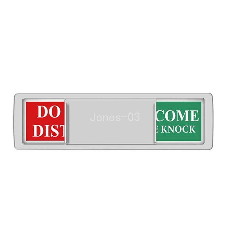 Q6PE Do Not Disturb Easy to Use Door Sign Vacant In Use Indicators for Bathroom and Workplace