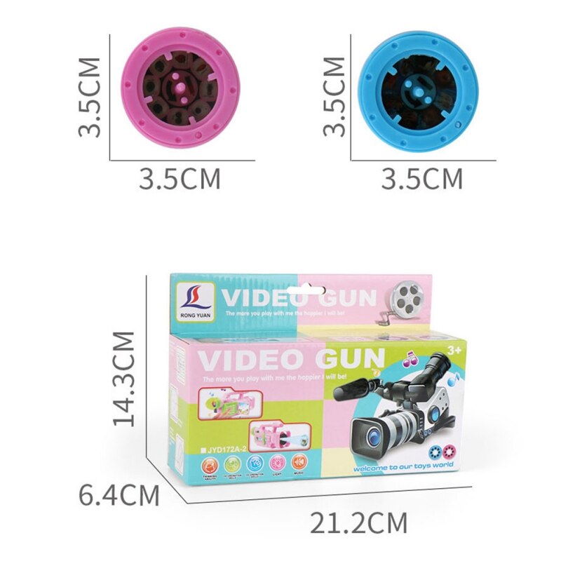 Children Projection Simulation Camera Educational Fun Interactive Toy Light Music Toy Cosplay Game