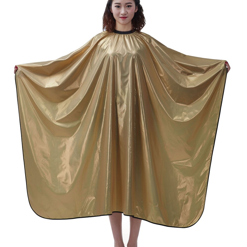 Salong hårstyling cape,stor korea stil hårklippning färgning styling vattentät capes frisör wai tyg cape: Gul