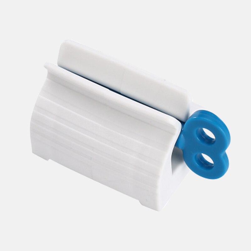 Plastdispenser tandpasta rørpresser badeværelse tilbehør sæt multifunktionel tandpasta let bærbar presser: 1