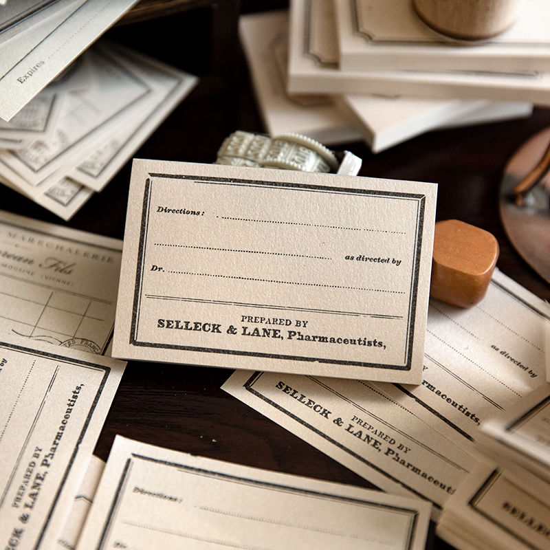 Yoofun 50 fogli di quaderni Vintage ▾ per appunti di cancelleria per ufficio scolastico, materiale per appunti corti per diario, scrapbooking fai da te