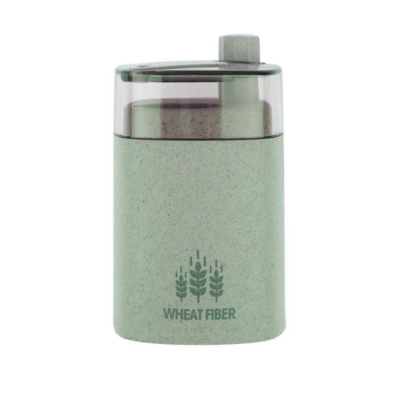 Automatic Toothpick Holder Container Wheat Straw Household Table Toothpick Storage Box Toothpick Dispenser: Green  