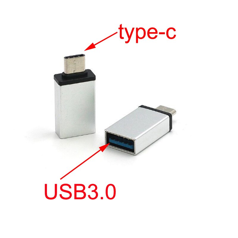 10Pcs Type C Naar Usb 3.0 Adapter Type C Male Naar Otg USB3.0 Vrouwelijke Converter Voor Xiaomi Voor Huawei