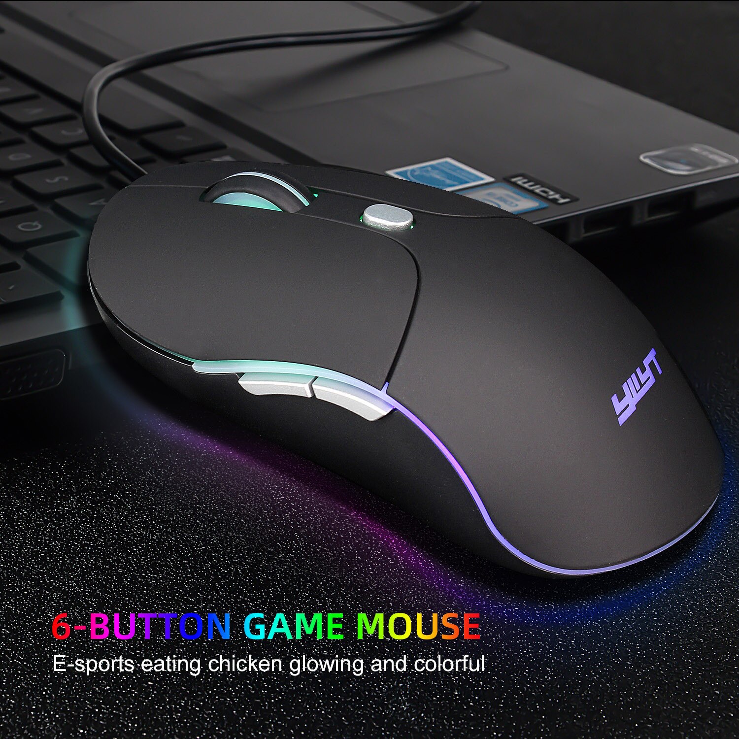 Ergonomic Cool perip Gaming Mouse Button LED 2000 DPI USB Computer Mouse Gamer Mice S1 Silent Mause With Backlight For PC Laptop