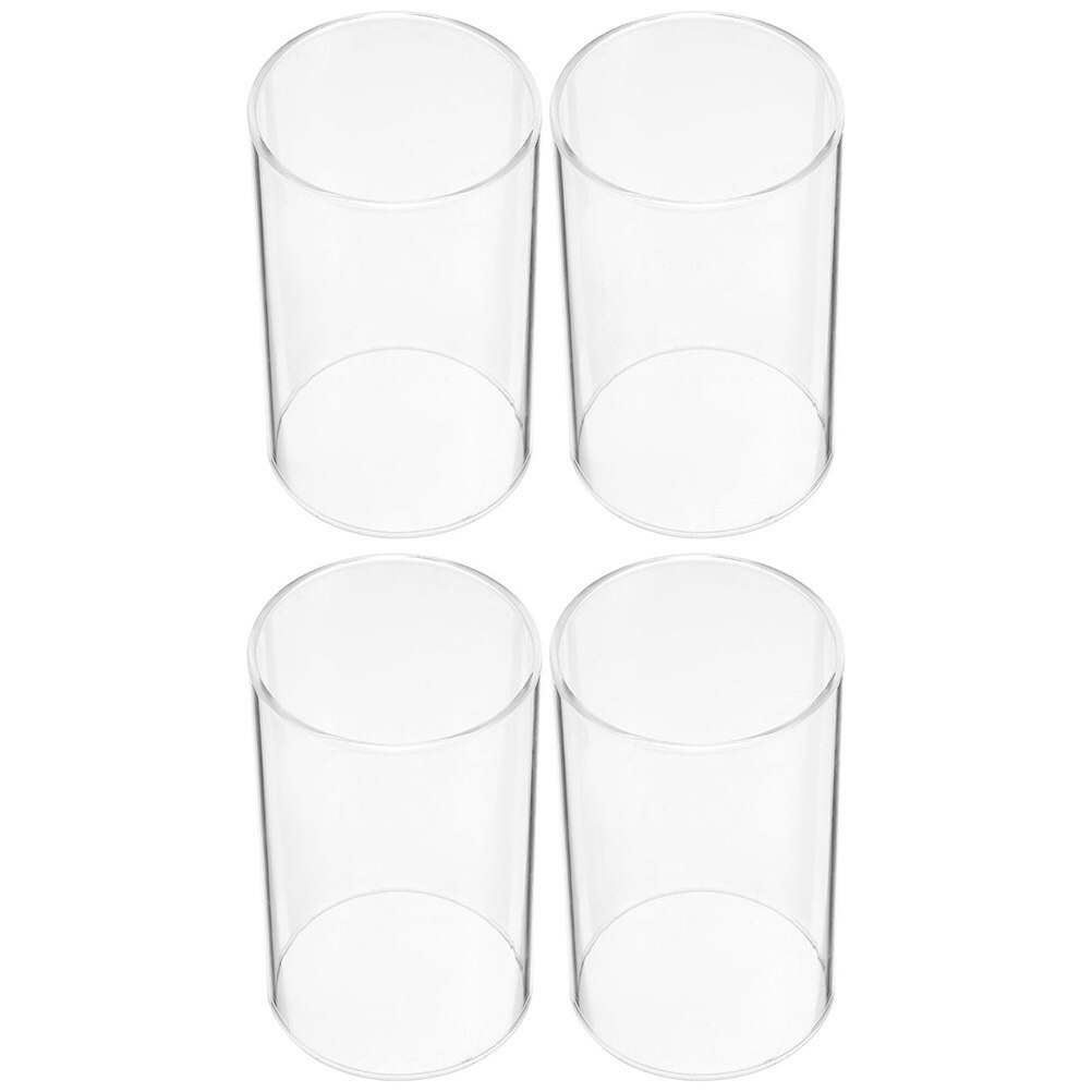 Decorazioni per candele antivento multiuso in vetro da 4 pezzi