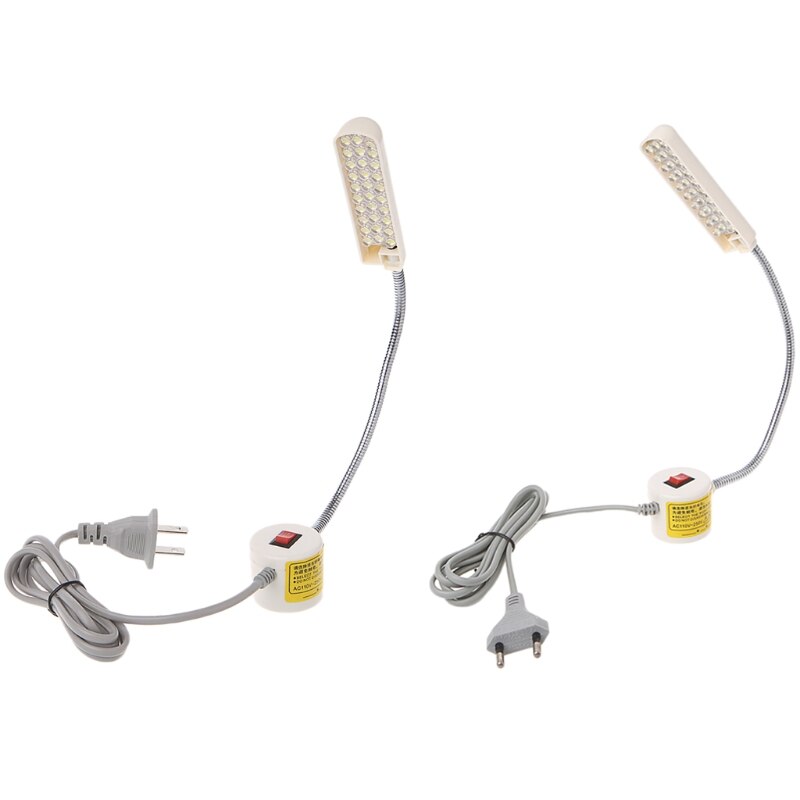 30 LED Sewing Machine Light Working Gooseneck Lamp with Magnetic Base EU/US Plug