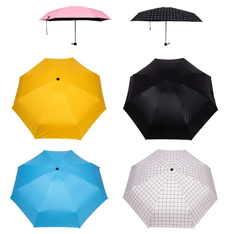 Kleine Zon Regen Paraplu Vijf Opvouwbare Leuke Anti Uv Paraplu Kids Strand Parasol Winddicht Paraplu FP8