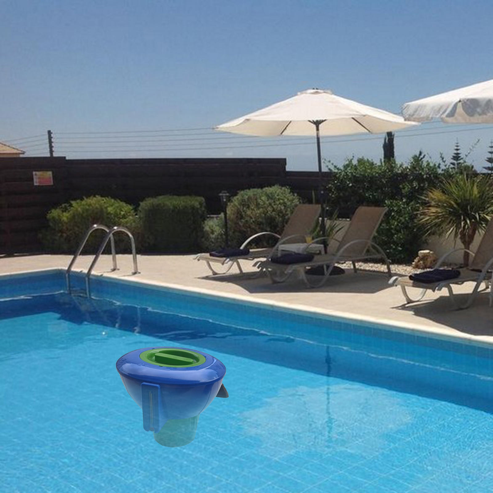 Grande piscina galleggiante Dispenser di cloro Tablet bromo distributore automatico pulizia della piscina esterna galleggiante