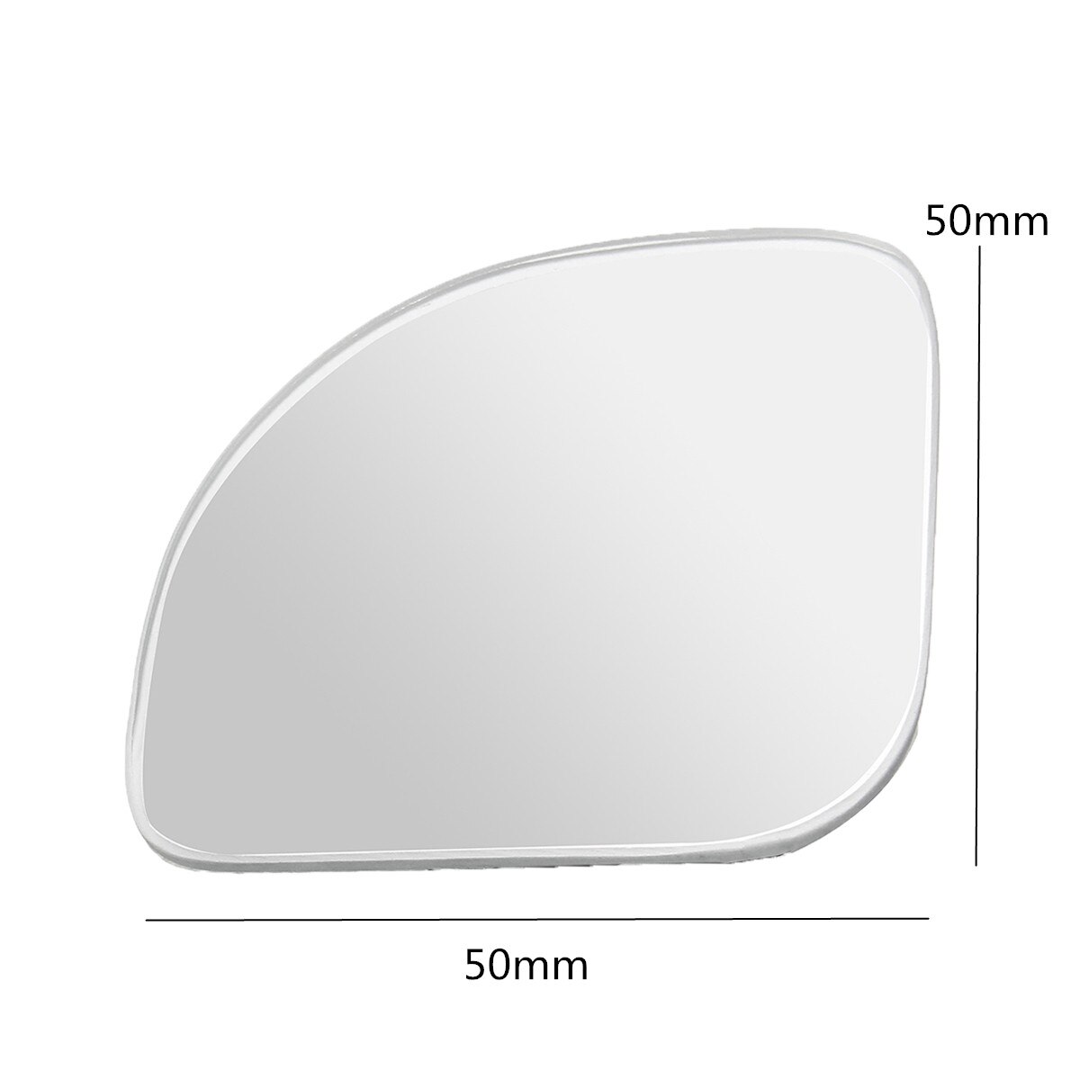 Audew, 2 uds., espejo de punto ciego para coche, ajustable, 360 grados, sin marco, visión trasera, gran angular, convexo redondo para aparcar, espejo retrovisor