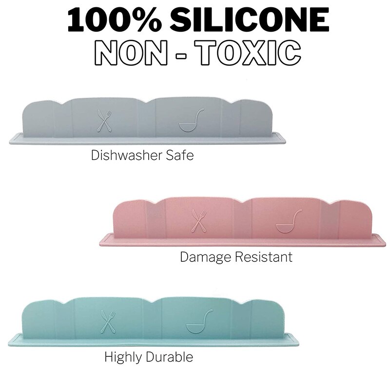 Silicone Sink Water Splash Guard for Kitchen & Bathroom - Easy to Clean & Install Kitchen Gadget - Modern