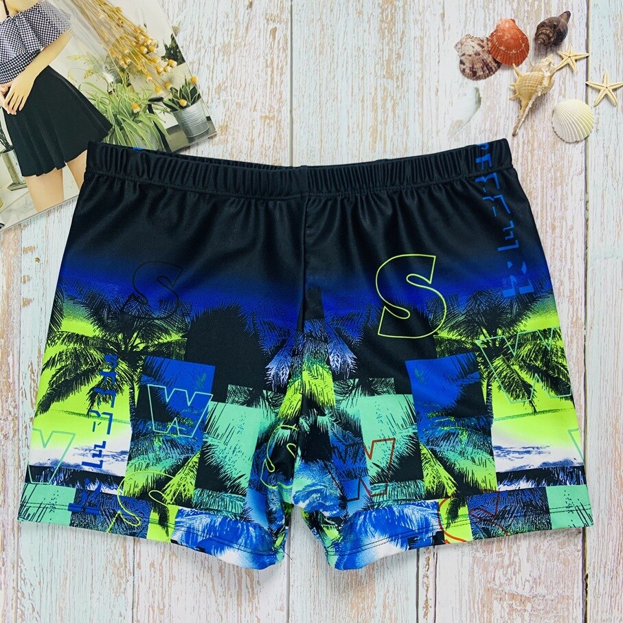 Badbyxor för vuxna för badkläder för män snabbtorkande korta baddräkter för män män badshorts strand badkläder spabyxor: Stil 2
