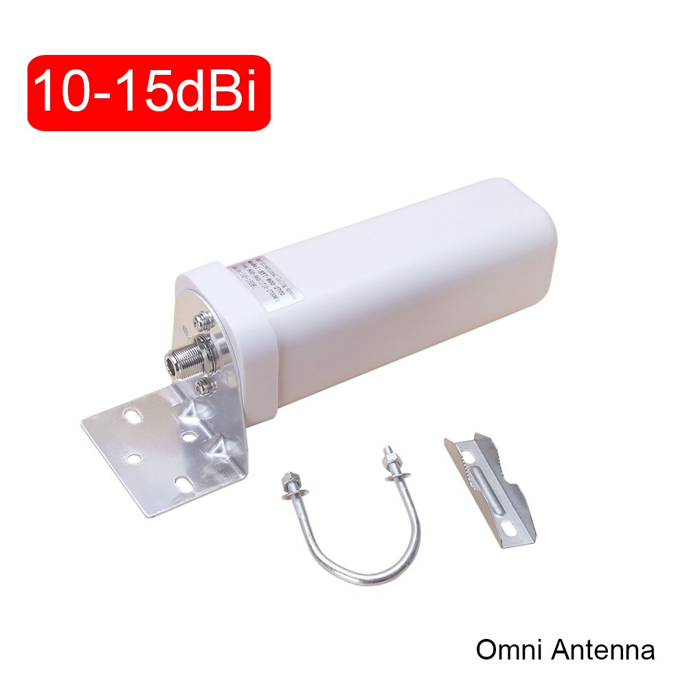 Antena ambiente externo omni-direcional 4g, para amplificador de sinal de celular, 698-2700 mhz, 4g, 10dbi