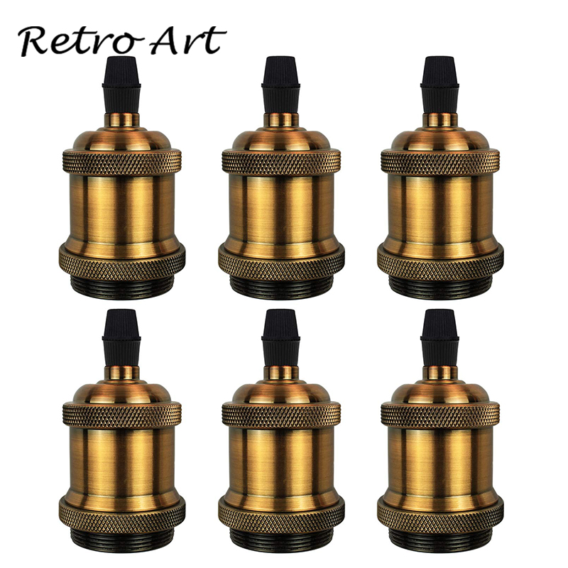E26/E27 Screw Light Bulb Socket Edison Retro Pendant Lamp Holder