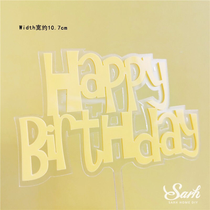 ins Rosa luna Orso stella Decorazione Coniglio Felice Torta Di Compleanno Toppers per I Bambini Del bambino Del Partito di Cottura Forniture di Nozze Carino Regali: Birthday cake topper