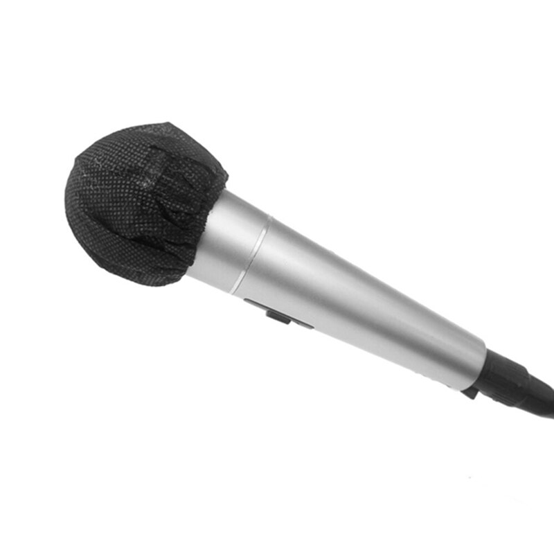 800 stk. engangsmikrofonafdækning, windn ikke-vævet beskyttelsesdæksel til u-formet og o-formet mikrofonstudie