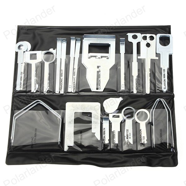 Juego de llaves de extracción de liberación estéreo para coche, Kit de herramientas de unidad principal de Radio CD para vehículo, herramienta de extracción de Panel de coche, 36 Uds.