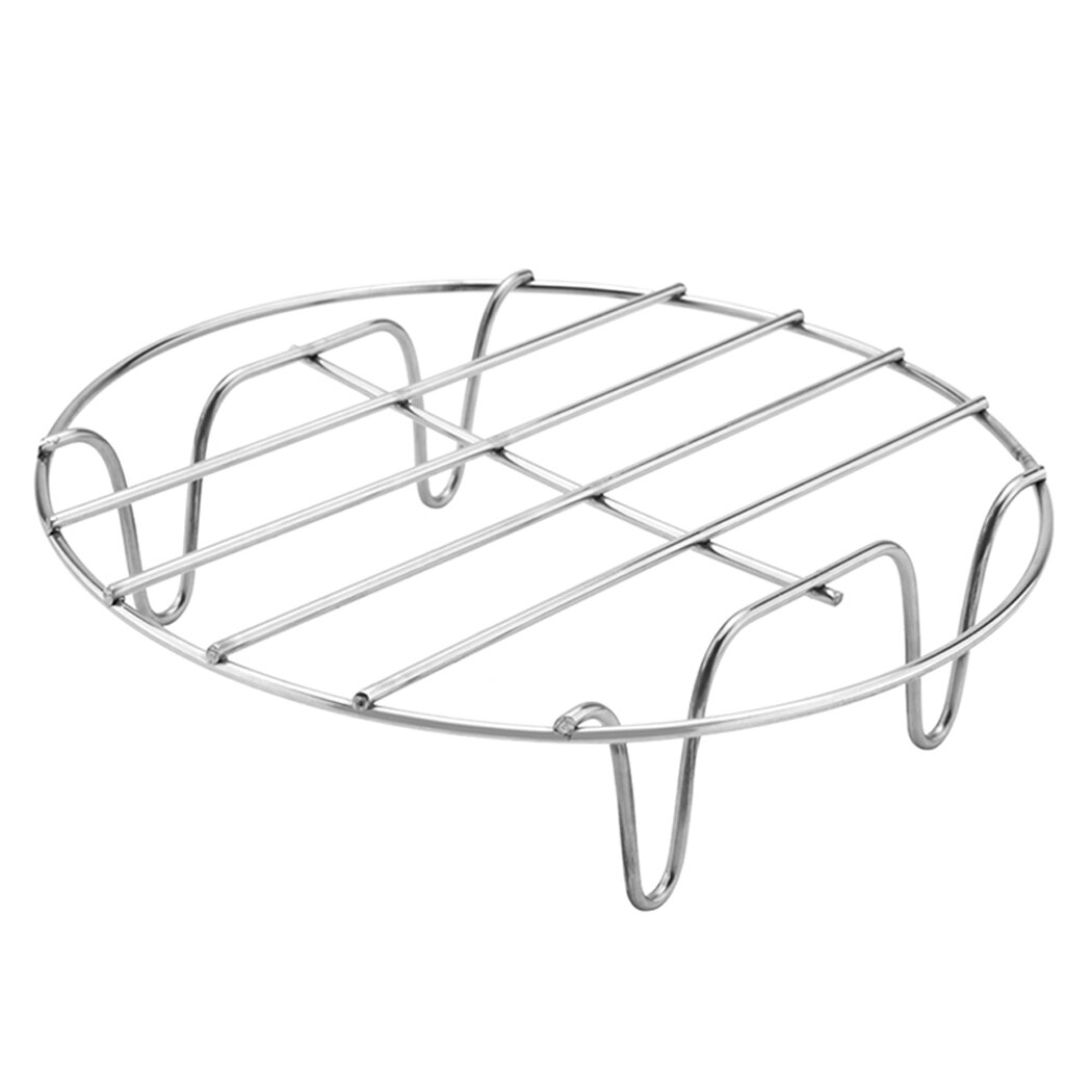 1PC Round Cooking Rack Stainless Steel Steaming Rack Non-Stick Grill Stack Rack Circular Wire Rack Kitchen Accessories S/M/L