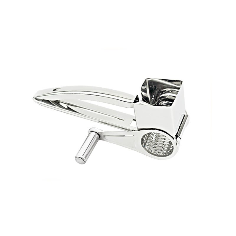 Kitchen artifact Cheese Grater Rotory with Container Stainless Steel Hand-Crank Rotary Shredder