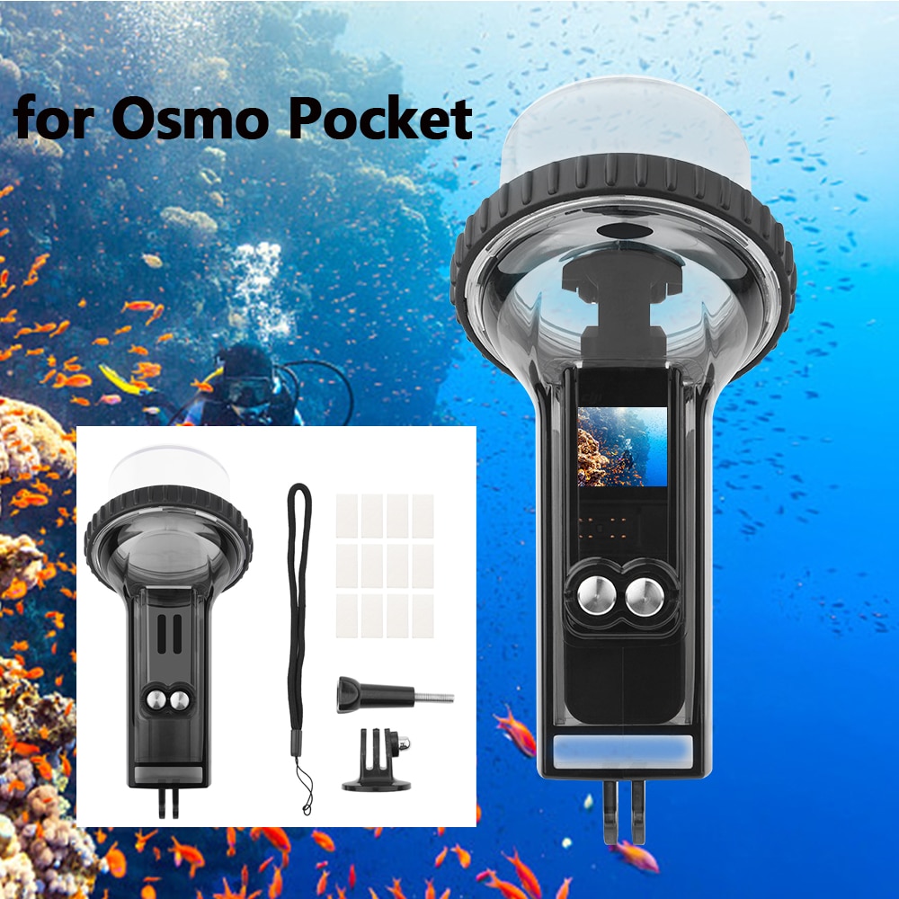 Voor Dji Osmo Pocket 2 Onderwater Duiken Waterdichte Beschermende Shell Behuizing Case Drijfvermogen Drijvende Staaf Handheld Gimbal Accessoire
