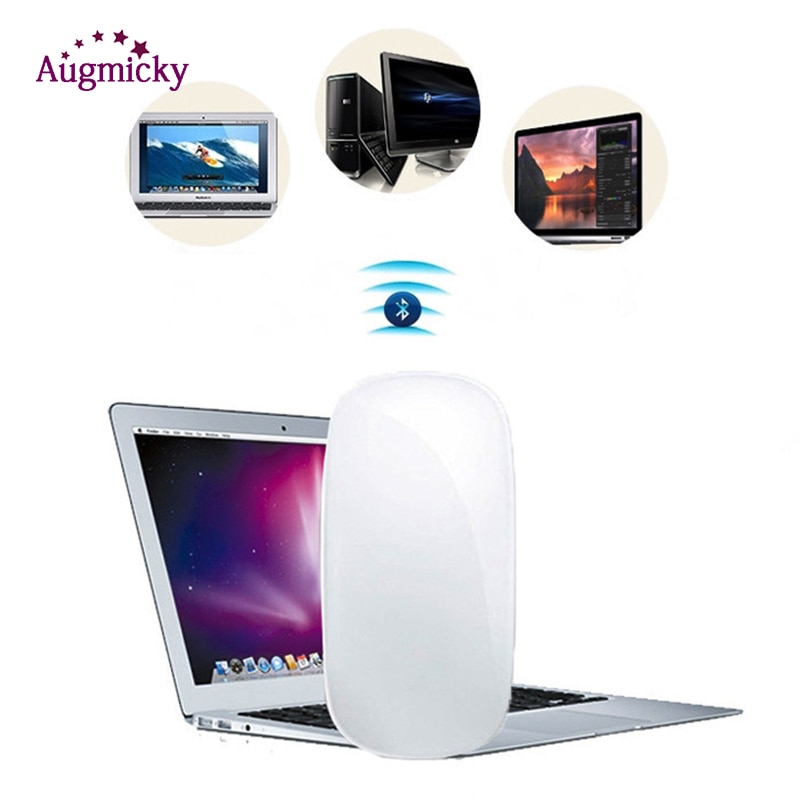 Apple Style Magic Touch Bluetooth 3.0 Wireless Mouse Ergonomic Slim Arc Mice USB 2.4G Wireless Gaming Mouse for Laptop Mac PC