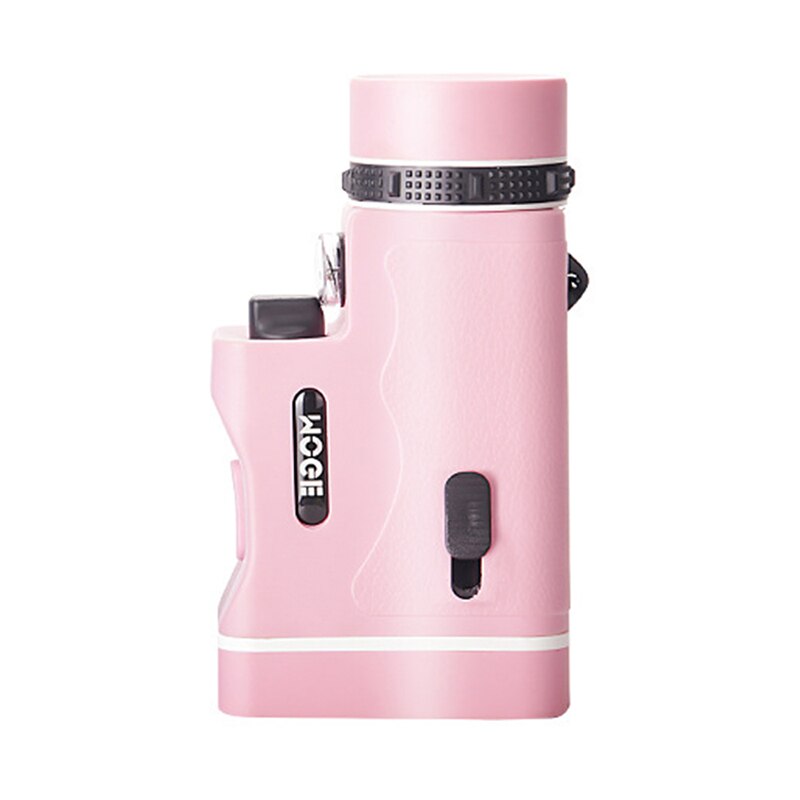 Multifunctional Spotting Telescope Portable Pocket Telescope Outdoor Children's Telescope Wild Adventure Compasses For Hiking: pink