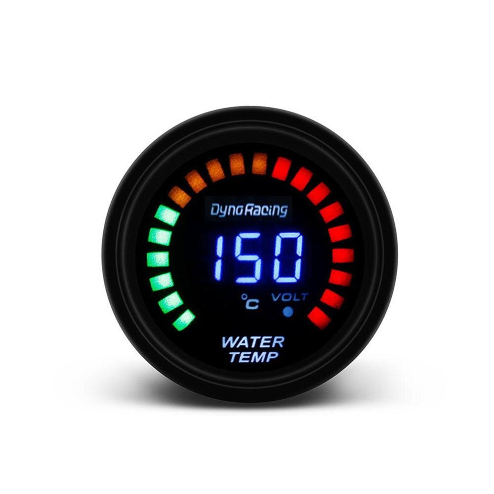 Cibo 2 " 52mm bil digital turbo boost gauge led electronicwater temp oljetemp oljetrycksmätare voltmeter varvräknare rpm gauge