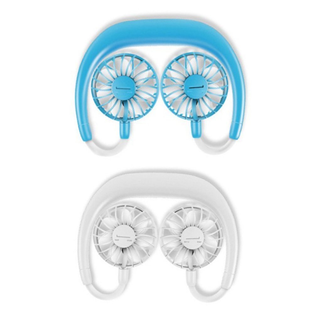 7-leaf sports wear hanging neck fan first generation Plastic Ordinary round 360 Degree Rotation Refrigeration