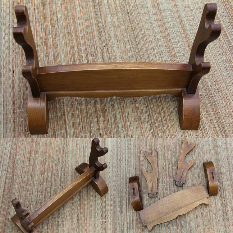 Grade A Japanese sword stand hard wooden made for display decoration