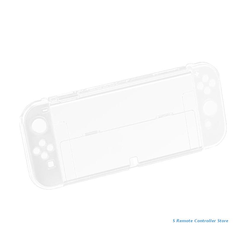 Schutzhülle für konsole, dockingstation, pc-gehäuse, schutzhülle mit griff, wasserdicht und fingerabdruckabweisend für switch oled: Klar