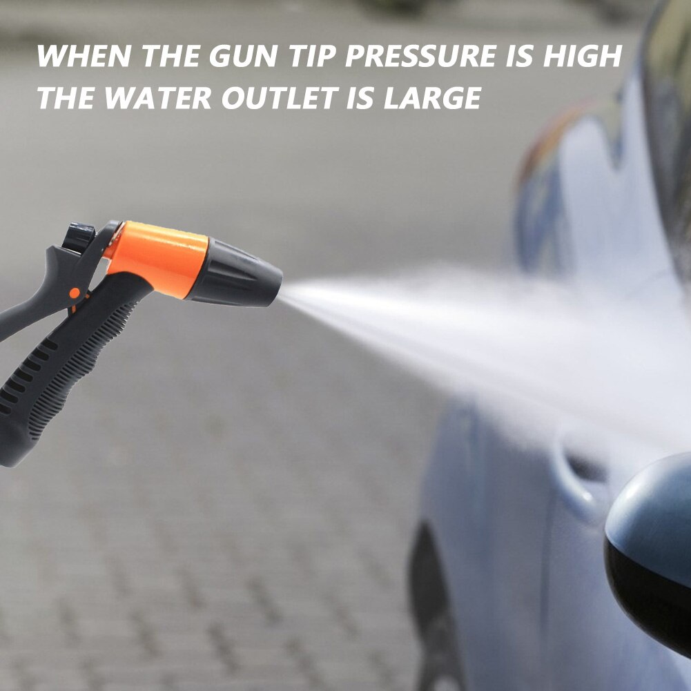 Garden cleaner high power high pressure car and hose nozzle cleaner spray gun soft handle plastic garden sprinkler nozzle set