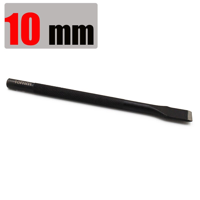 3/5/6/8/10/12mm Leathercraft Tool Slot Punches Flat Tip Straight Punch Hollow Cutter DIY Hand Work Leather Flat Punch Belt Tools: 10mm
