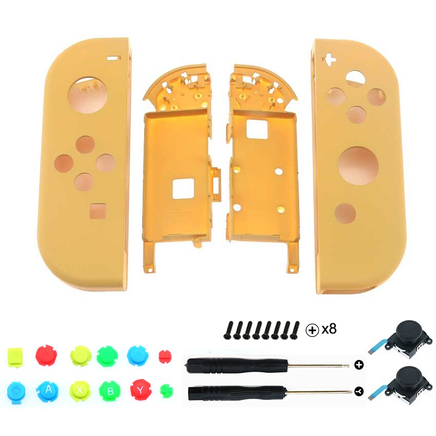 JCD For Nitend switch JoyCon Controller Plastic Housing Shell Case for NS NX Joy Con Cover Repair Parts: GG