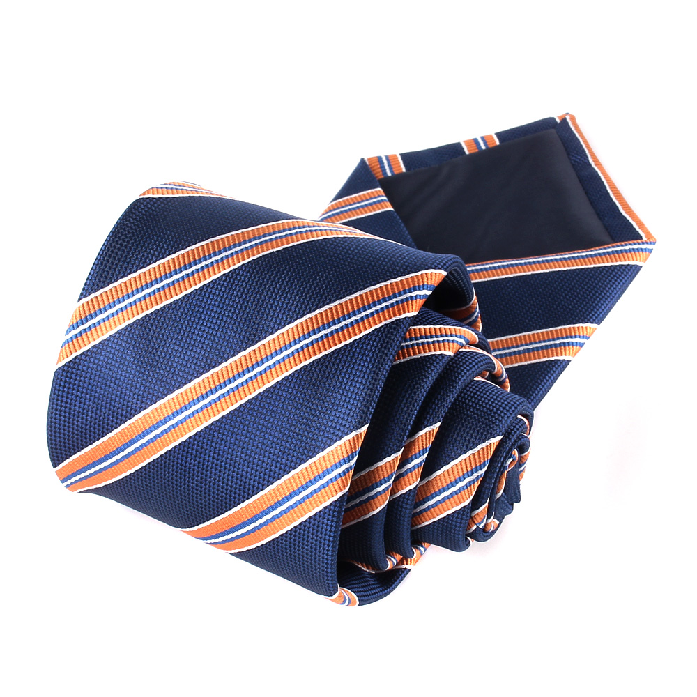 Skinny Tie For Men Women Blue Striped Neck Tie For Party Business Casual Stripe Neckties Classic Suit Adult Slim Neck Ties