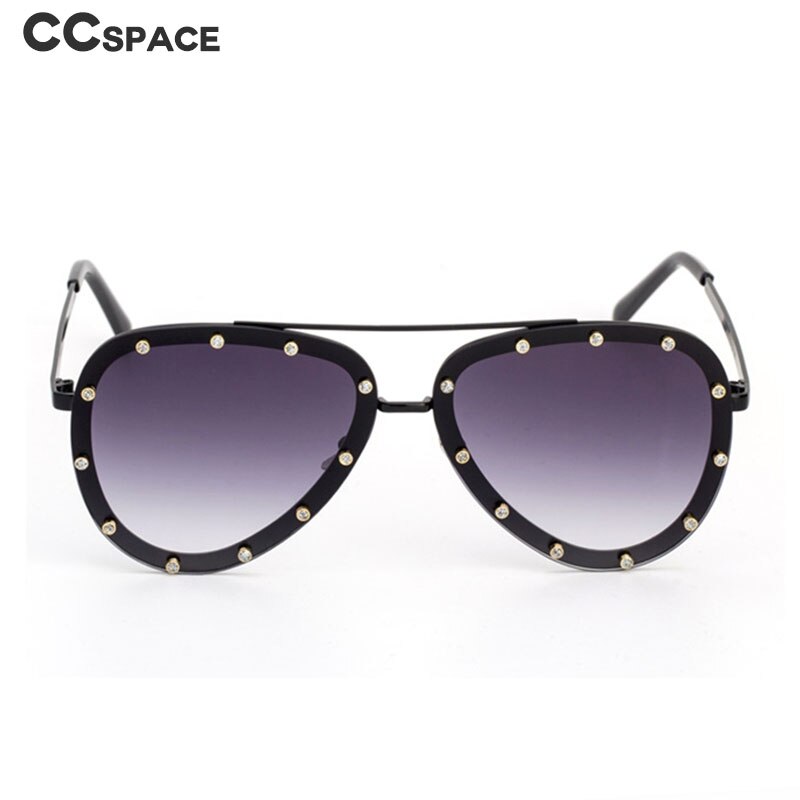 Pilot Rivet Diamond Sunglasses Men Women Shades UV400 Vintage Glasses 47982