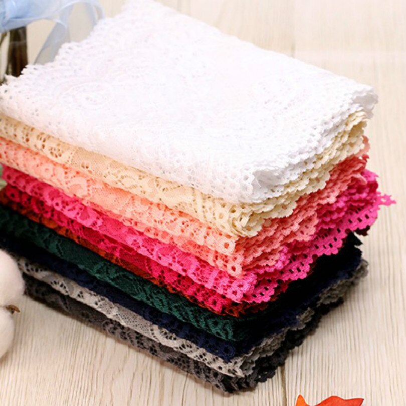 Voile suisse large de 15CM diy | lacy, noir, blanc, gris, café, rouge, violet, 2 M/LOT,