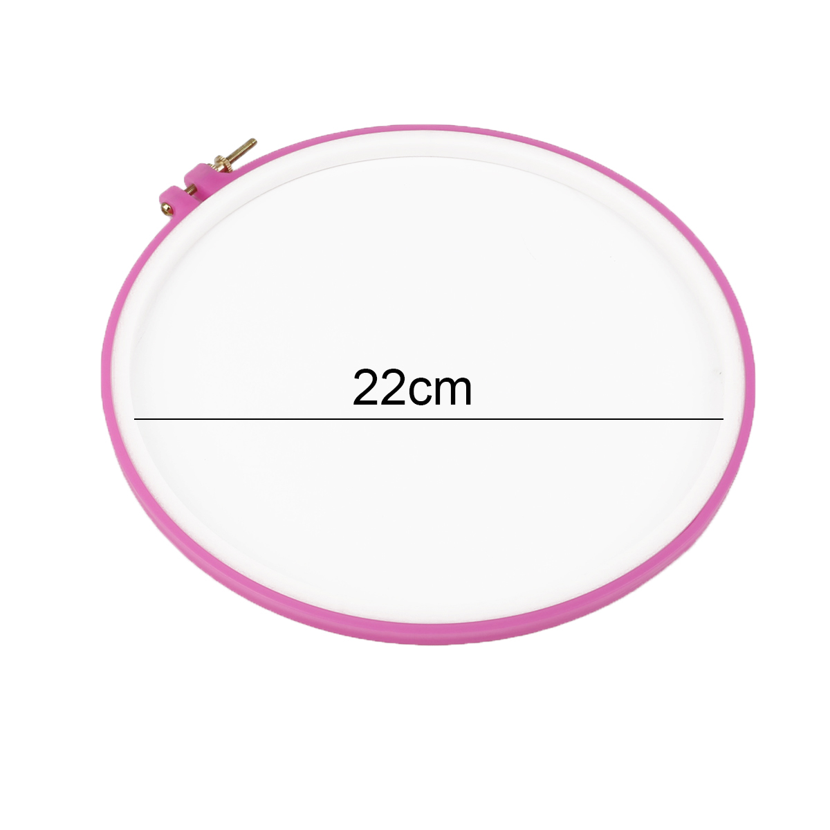 1Pc Cross Verstelbare Naaien Tool Plastic Embroidery Hoop Ring Frame Diy Needlecraft Kruissteek Machine Ronde Loop Handgereedschap: Outer diameter 24cm