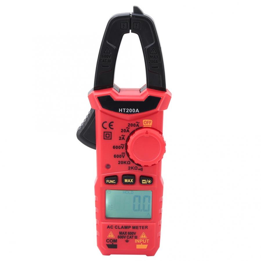 HT200A High Precision Mini Digital AC DC Clamp Meter Voltage Current Measurement clamp multimeter
