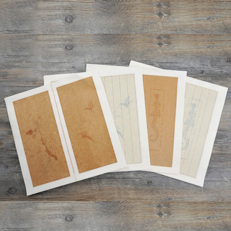 Xuan Paper Letterhead Chinese Small Regular Script Brush Calligraphy 40sheets/lot Chinese Hard Calligraphy Retro Letterhead