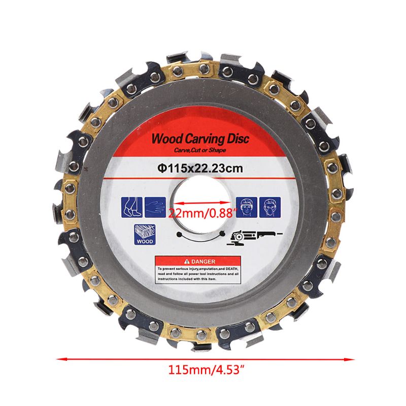 115 Mm 22 Mm Diameter 9 Tand Kettingzaag Disc Voor Haakse Slijpmachines Cirkelzaagblad Houtbewerking Snijden Hout Ingelaste Snijden stuk