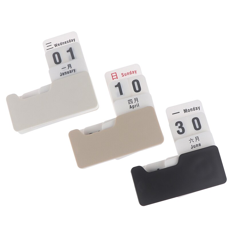Handwerk Hause Büro Schule Schreibtisch Dekoration Perpetual Kalender Diy Flip Kalender
