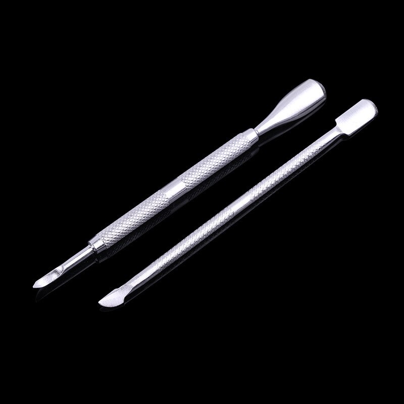 3 st/set rostfritt stål nagelband sax pushers död hud remover nail art manikyr verktyg