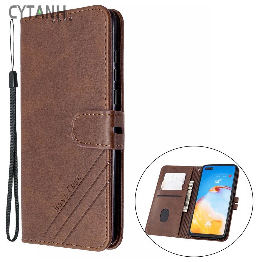 Étui pour Samsung Galaxy A20 étui à rabat en cuir sur pour Coque Samsung A20 Coque de téléphone Galaxy A20E A 20e Funda housse de portefeuille magnétique: For Galaxy A20 / Brown