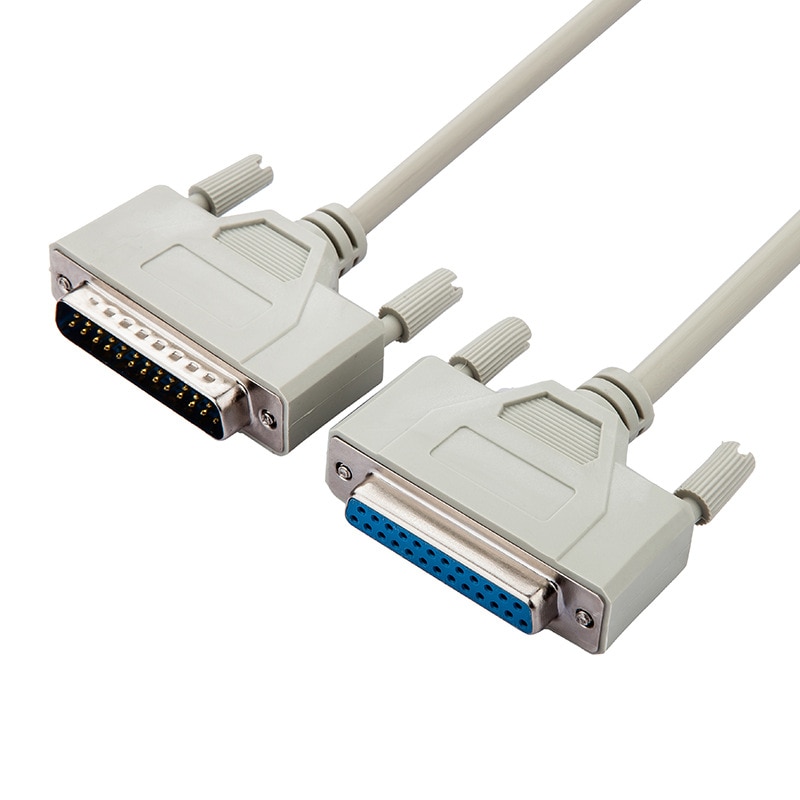 25Pin DB25 Parallel Male to Female LPT Printer DB25 M-F Cable 1.5M Computer Cable Printer Extending Cable 25 Pin LPT